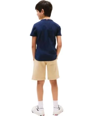 TOMMY HILFIGER KURZARM-T-SHIRT KB0KB09800C1G KINDER AZUL