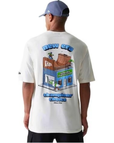 NEW ERA KURZARMSHIRT 60684400 WEISS UNISEX BLANCO