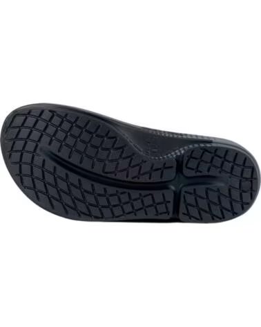 OOFOS CLAQUETTES 1500 MATE NEGROMATE UNISEXE NEGRO