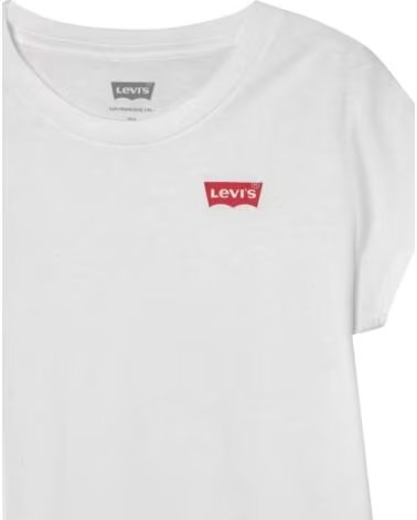LEVIS T-SHIRT DE MANGA CURTA 4EC967-001 PARA MENINA WHITE