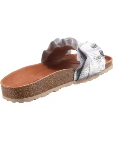 VERBENAS Sandalias 3300620223-Plata en plateado para mujer PLATA