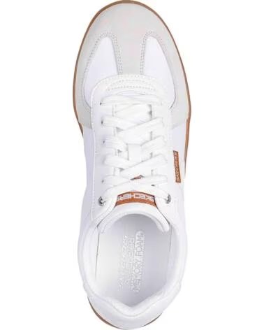 SKECHERS SNEAKERS 210960WHT AUS NYLON UND WILDLEDER FÜR HERREN WHITE - SUEDE SYNTHETIC