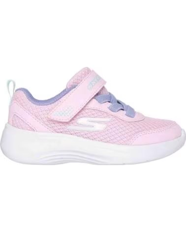SKECHERS SNEAKER 303573NLTPK IN ROSA FÜR KINDER UNISEX LIGHT PINK MESH-TRIM