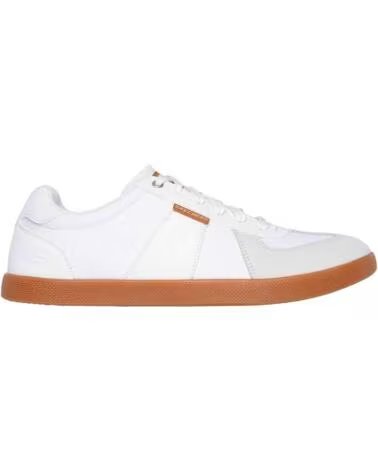 SKECHERS SNEAKERS 210960WHT AUS NYLON UND WILDLEDER FÜR HERREN WHITE - SUEDE SYNTHETIC