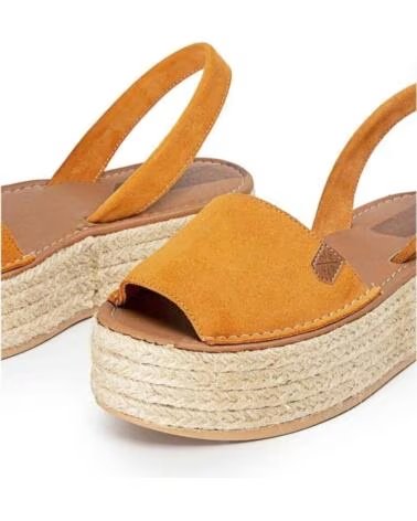 POPA SANDALES 021 ROSARIO PICADO POUR FEMME ORANGE NARANJA
