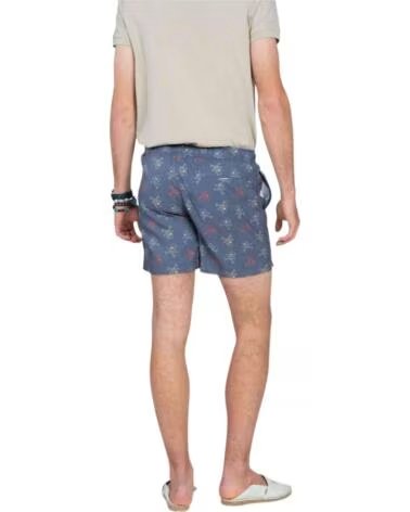 HARPER NEYER HERREN BADEHOSE 909325009-000144 BLAU WASH BLUE TOTENKOPF MUSTER