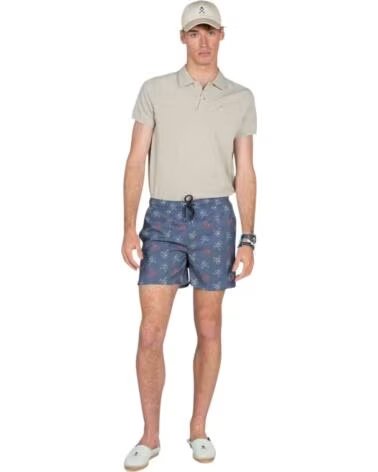 HARPER NEYER HERREN BADEHOSE 909325009-000144 BLAU WASH BLUE TOTENKOPF MUSTER