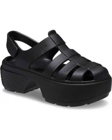 CROCS SANDALES 209938-001 PLATEFORME POUR FEMME BLACK