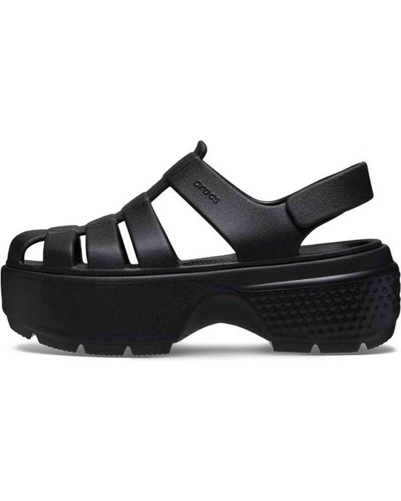 CROCS SANDALES 209938-001 PLATEFORME POUR FEMME BLACK