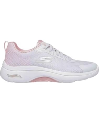SKECHERS BASKETS 125333NTLP POUR FEMME ROSE ET BEIGE