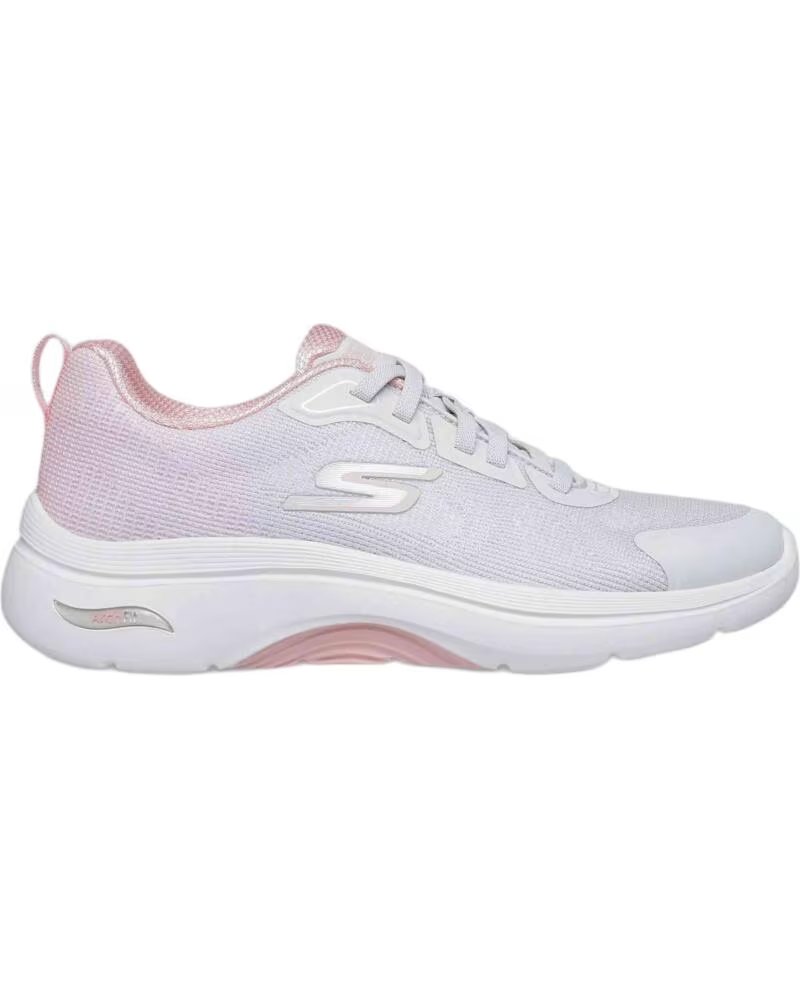 SKECHERS BASKETS 125333NTLP POUR FEMME ROSE ET BEIGE