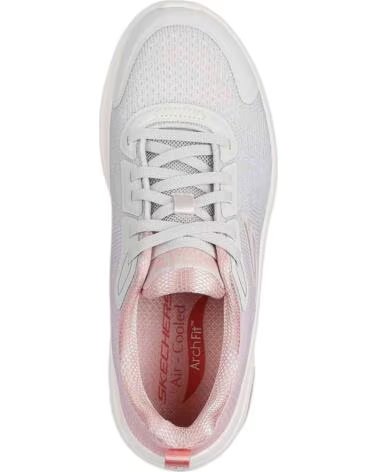SKECHERS BASKETS 125333NTLP POUR FEMME ROSE ET BEIGE