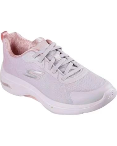 SKECHERS BASKETS 125333NTLP POUR FEMME ROSE ET BEIGE