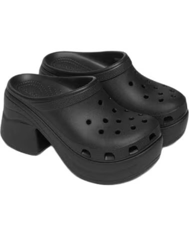 CROCS Sandalias De Plataforma 208547- en negro para mujer 001