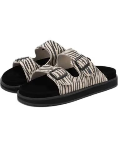 D. FRANKLIN Chanclas D Franklin Dfsh405002-Zebr en negro para unisex ZEBR