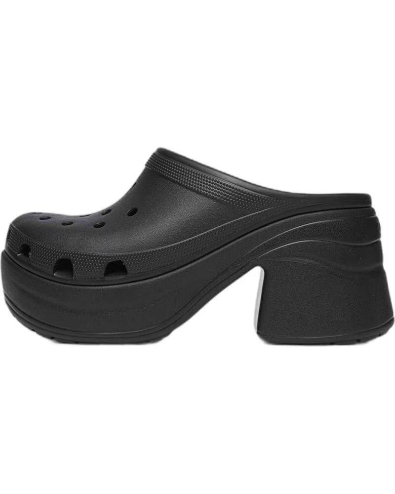 CROCS Sandalias De Plataforma 208547- en negro para mujer 001