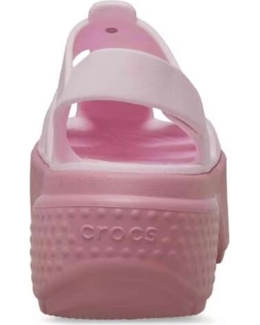 CROCS SANDALES 210979-6XX ROSE POUR FEMME ROSETTE