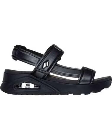 SKECHERS Sandalias 120016Bbk en negro para mujer BLACK METALLIC SYNTHETIC
