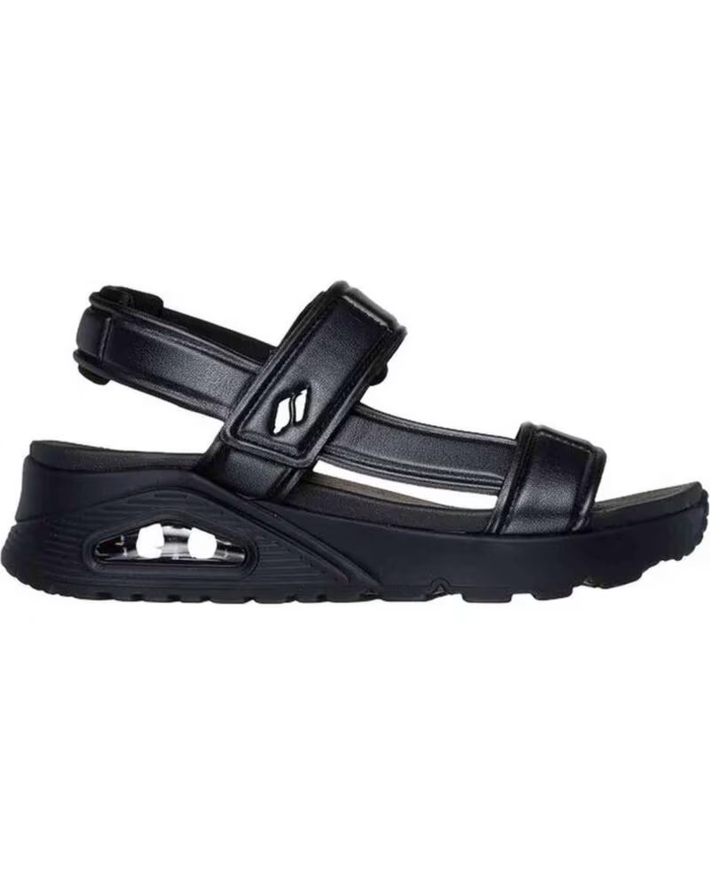 SKECHERS Sandalias 120016Bbk en negro para mujer BLACK METALLIC SYNTHETIC