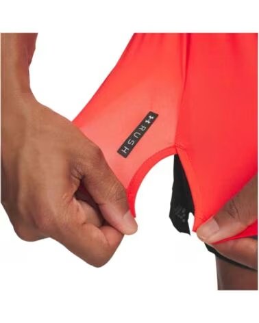 UNDER ARMOUR KURZARMSHIRT 1383973-714 IN ORANGE FÜR HERREN RED