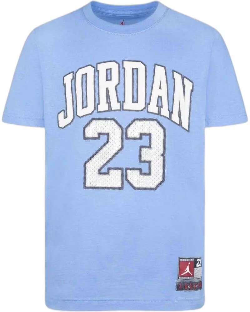 JORDAN Camiseta De Manga Corta 95A088-B9F en azul para ninos unisex UNIVERSITY BLUE