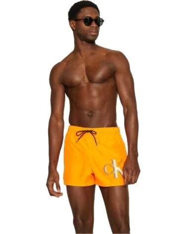 CALVIN KLEIN BAÑADOR KM0KM00801SE8 PARA HOMBRE NARANJA