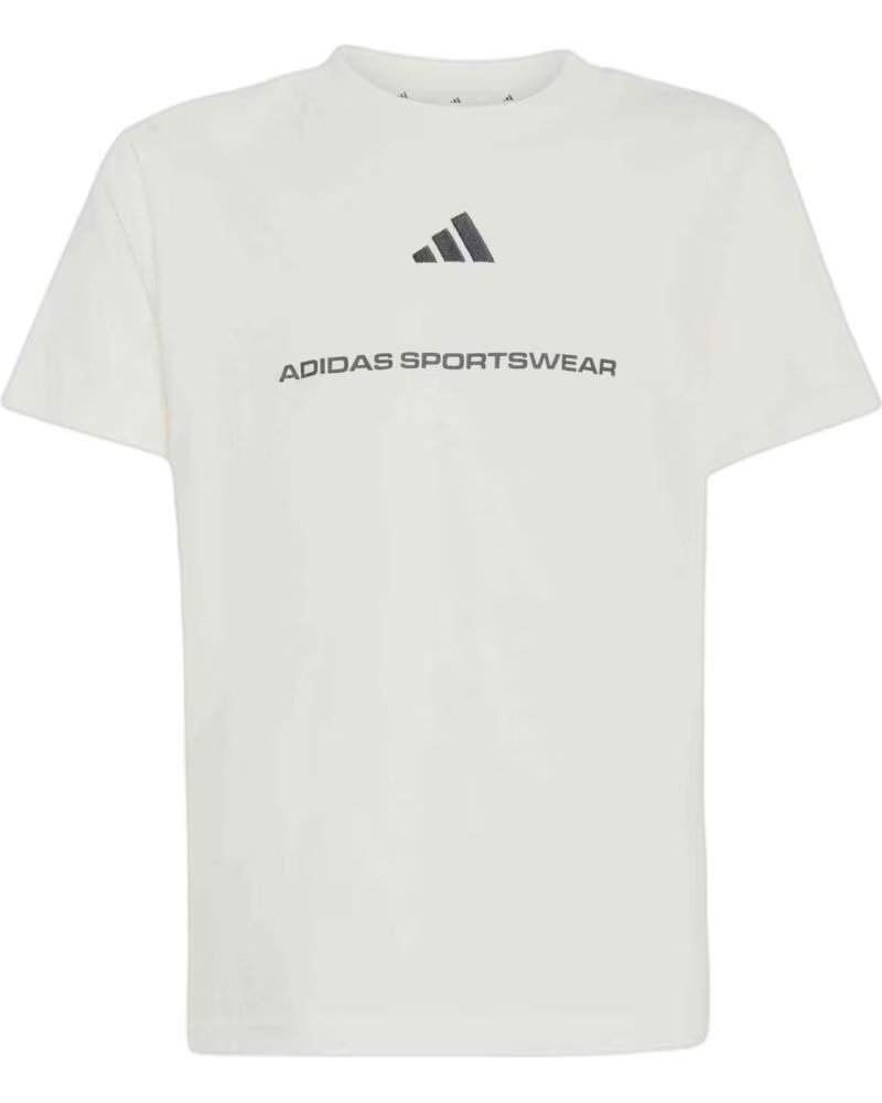 ADIDAS KURZARMSHIRT KC5385 WEISS CREME KINDER CREMA