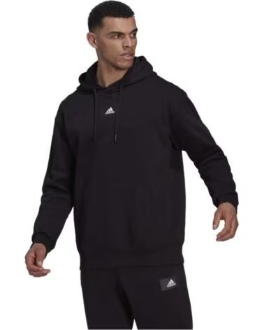 ADIDAS SWEATSHIRT COM CAPUZ HK2829 PARA HOMEM PRETO NEGRO