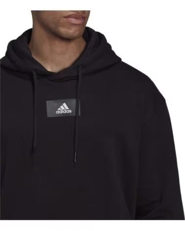 ADIDAS SWEATSHIRT COM CAPUZ HK2829 PARA HOMEM PRETO NEGRO