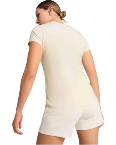PUMA T-SHIRT MANCHES COURTES FEMME NO DYE 685016-99 BEIGE