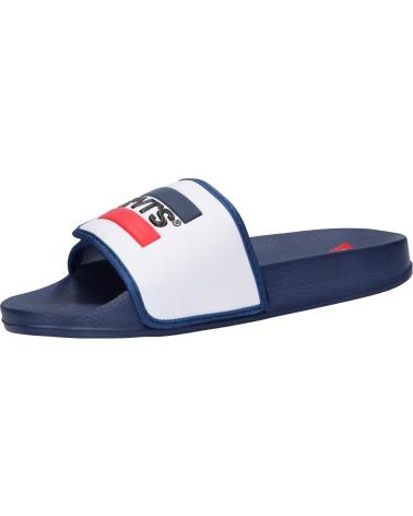 Woman and girl and boy Flip flops LEVIS VPOL0023S GAME 0195 NAVY-WHITE