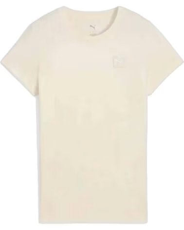 PUMA T-SHIRT MANCHES COURTES FEMME NO DYE 685016-99 BEIGE