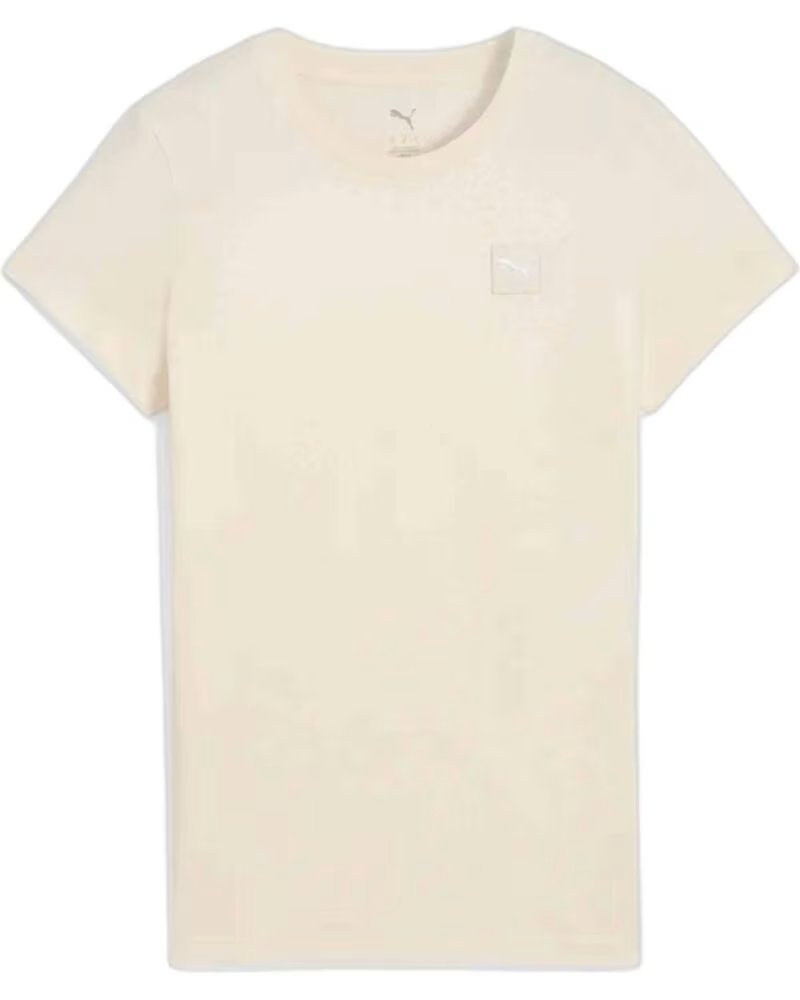 PUMA T-SHIRT MANCHES COURTES FEMME NO DYE 685016-99 BEIGE