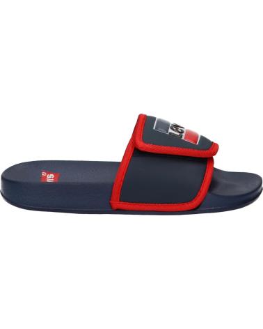 girl and boy Flip flops LEVIS VPOL0021S GAME 0290 NAVY-RED