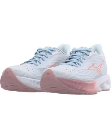 TÊNIS DE CORRIDA MIZUNO J1GD250974 BRANCO ROSA FEMININO