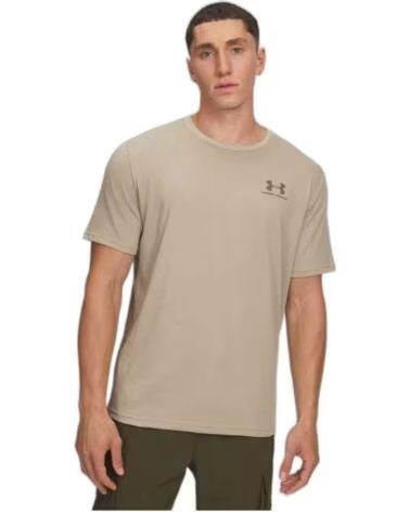UNDER ARMOUR KURZARMSHIRT 1326799-302 BEIGE HERREN BEIG