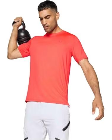 UNDER ARMOUR KURZARMSHIRT 1383973-713 ROT HERREN RED
