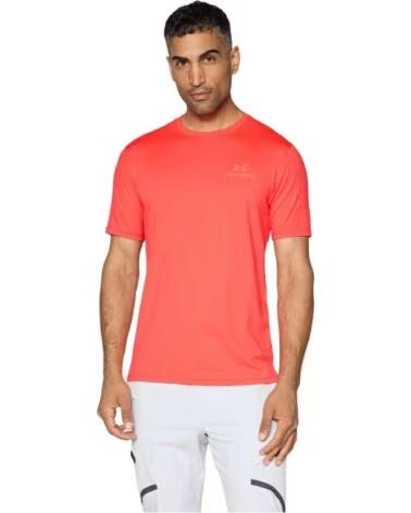 UNDER ARMOUR KURZARMSHIRT 1383973-713 ROT HERREN RED