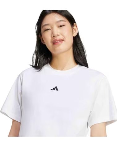 ADIDAS T-SHIRT MANCHES COURTES JC5944 BLANC WHITE-BLACK