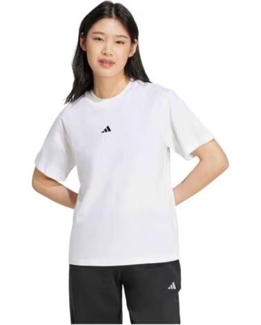 ADIDAS T-SHIRT MANCHES COURTES JC5944 BLANC WHITE-BLACK
