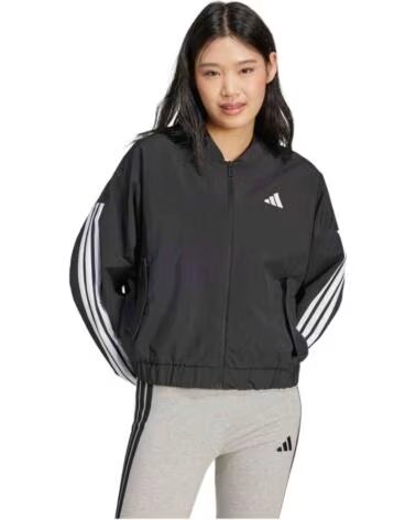 ADIDAS CASACO JD5317 PARA MULHER BLACK-WHITE