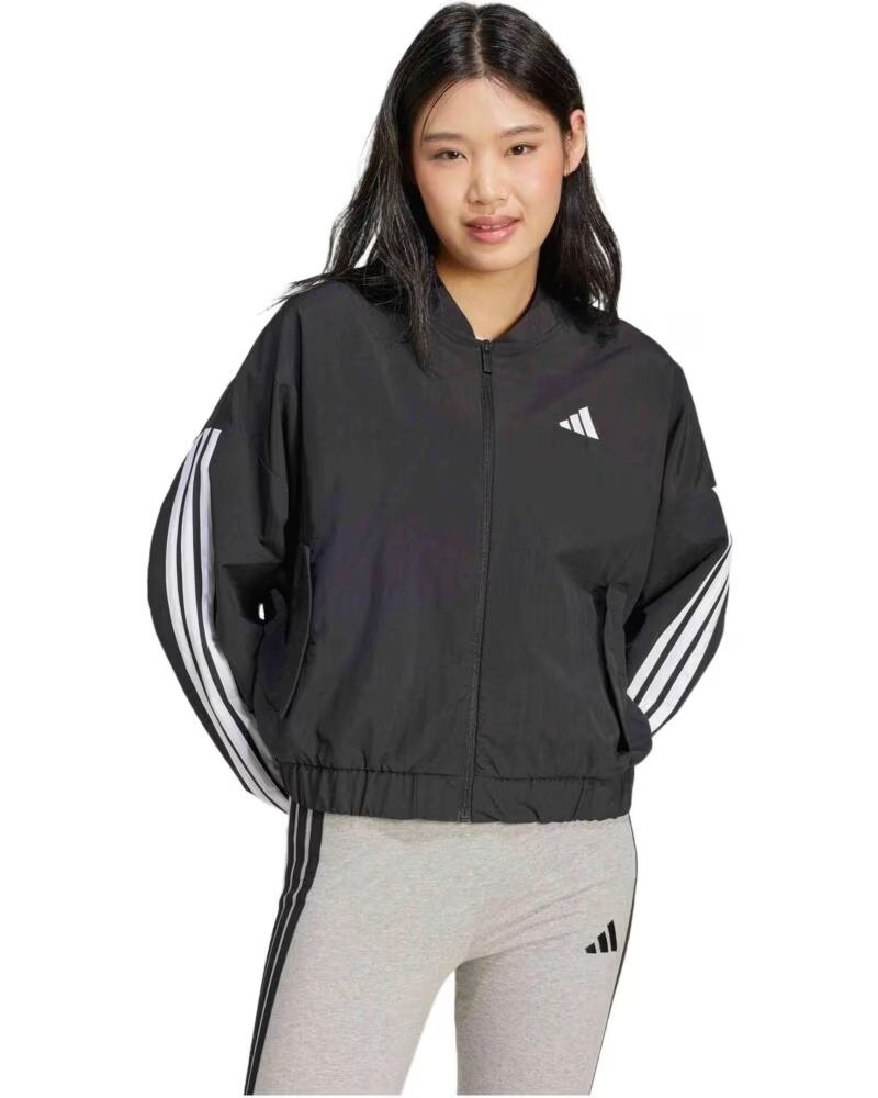 ADIDAS CASACO JD5317 PARA MULHER BLACK-WHITE