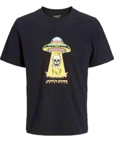 JACK AND JONES KURZARM-T-SHIRT JACKJONES 077-51119684321619 FÜR HERREN BLANCO