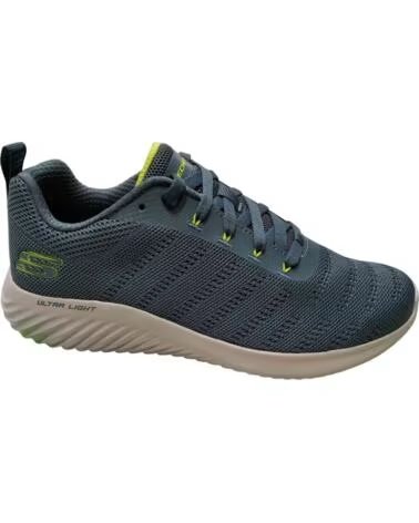 SKECHERS BASKETS 113-232375 HOMME BLEU SLT