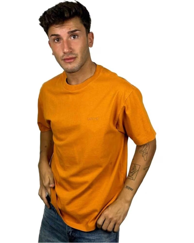 LEVI´S KURZARMSHIRT 124-8674756264280 HERREN ORANGE MULTICOLOR