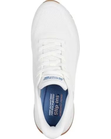 SKECHERS SNEAKER 118423WHT FÜR DAMEN WHITE KNIT