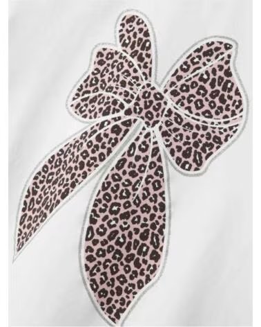 NAME IT T-SHIRT MANICA CORTA 13245691 STAMPA FIOCCO PER BAMBINI BLANCO