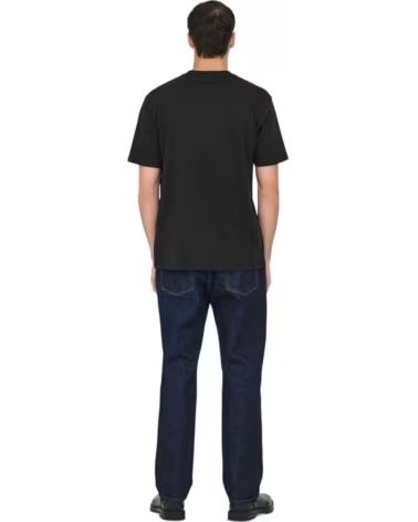 ONLY & SONS KURZARM T-SHIRT 22033190 JETBLACKLOGO HERREN NEGRO