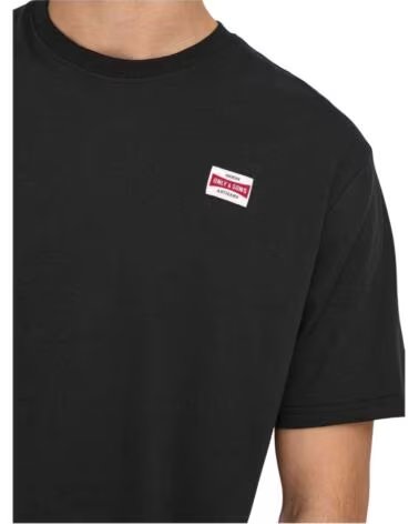 ONLY & SONS KURZARM T-SHIRT 22033190 JETBLACKLOGO HERREN NEGRO