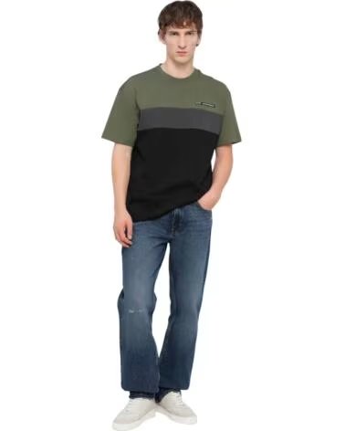 EMPORIO ARMANI T-SHIRT MANICA CORTA 7M000935AF16548-U8100 VERDE UOMO